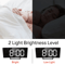 LED Digital Alarm Clock With Large Display Temperature Calendar Nightlight 4