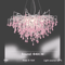 Luxury Branch Crystal Chandelier Modern Teardrop Hanging Lamp For Living Dining Spaces 9