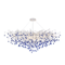 Luxury Branch Crystal Chandelier Modern Teardrop Hanging Lamp For Living Dining Spaces 12