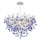 Luxury Branch Crystal Chandelier Modern Teardrop Hanging Lamp For Living Dining Spaces 13