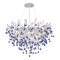 Luxury Branch Crystal Chandelier Modern Teardrop Hanging Lamp For Living Dining Spaces 14