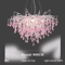 Luxury Branch Crystal Chandelier Modern Teardrop Hanging Lamp For Living Dining Spaces 8