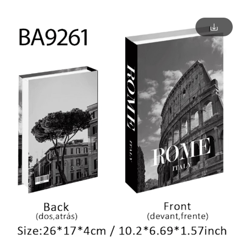 Van Gogh Monet Picasso Decorative Book Storage Box Luxury Hidden Storage Decor 9