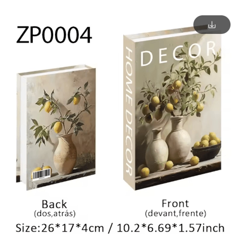 Van Gogh Monet Picasso Decorative Book Storage Box Luxury Hidden Storage Decor 26