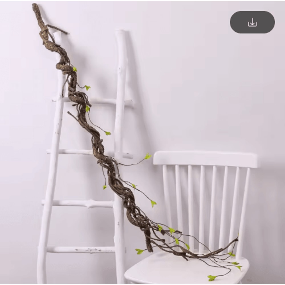 Artificial Rattan Vine Branch Rustic Wall Hanging Wedding Decor Accent 1