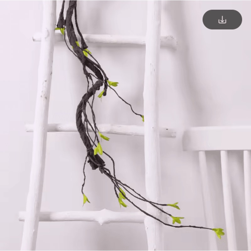 Artificial Rattan Vine Branch Rustic Wall Hanging Wedding Decor Accent 2