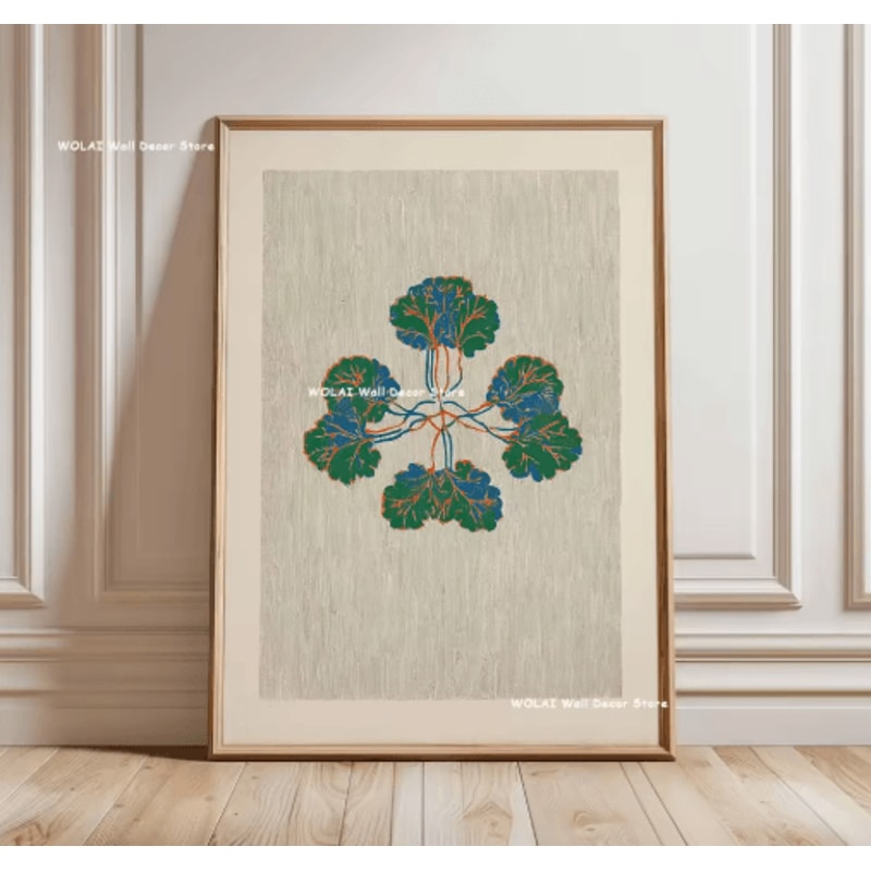 Japanese Koi Fish Zen Canvas Wall Art Forest Sun Abstract Peaceful Decor 12