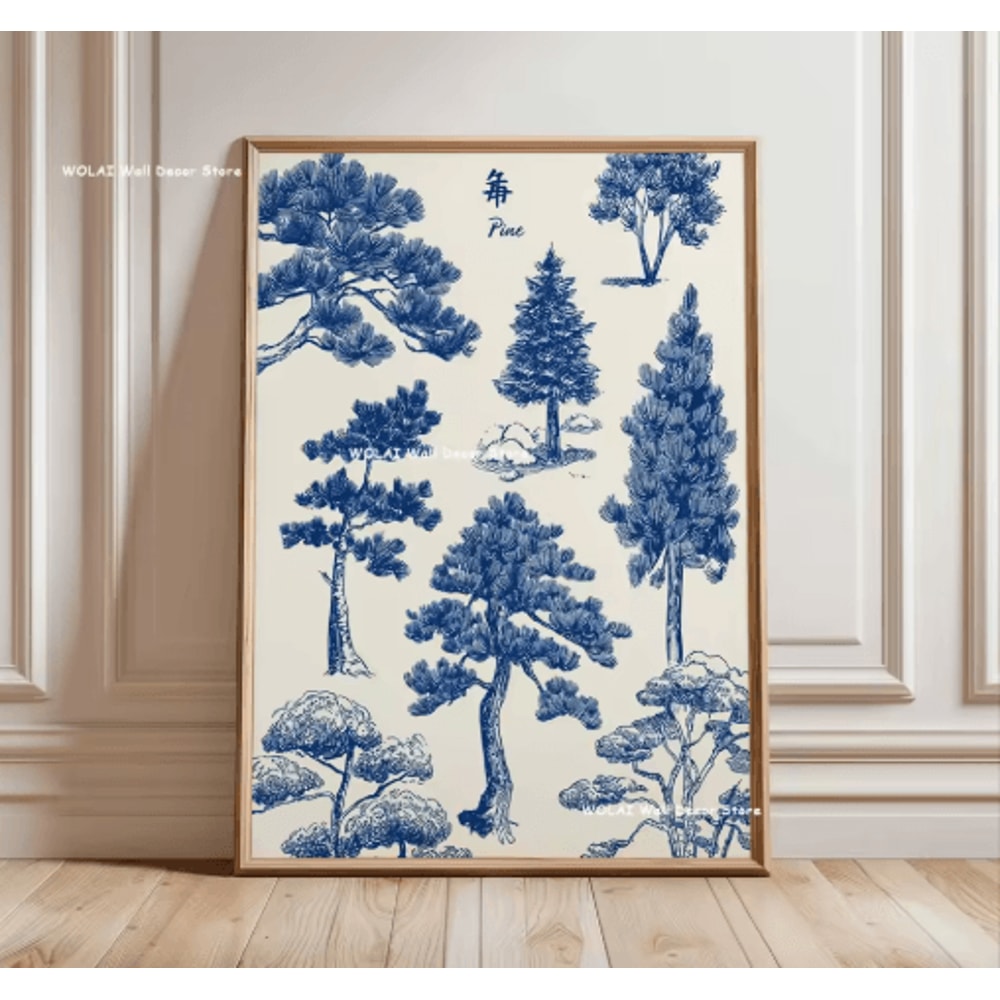 Japanese Koi Fish Zen Canvas Wall Art Forest Sun Abstract Peaceful Decor 13