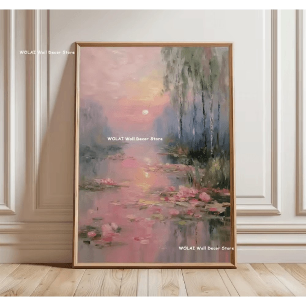 Japanese Koi Fish Zen Canvas Wall Art Forest Sun Abstract Peaceful Decor 21