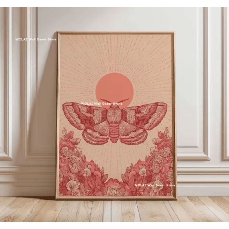 Japanese Koi Fish Zen Canvas Wall Art Forest Sun Abstract Peaceful Decor 27