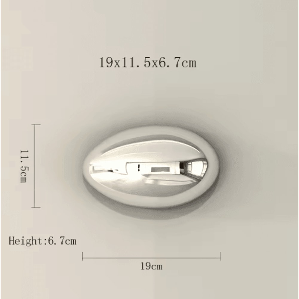 3D Simulation Stone Wall Pendant Modern Electroplated Wall Hanging Decor 1