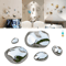 3D Simulation Stone Wall Pendant Modern Electroplated Wall Hanging Decor 9