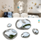 3D Simulation Stone Wall Pendant Modern Electroplated Wall Hanging Decor 9