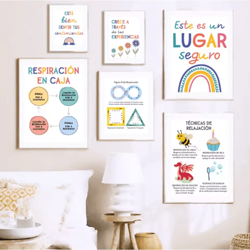 Growth Mindset Therapy Wall Art Poster Motivational Decor For Counselors Classrooms 13