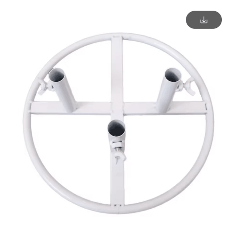 63Inch Floor Standing Flower Pole Stand Giant Paper Flower Display Base For Weddings Events 5