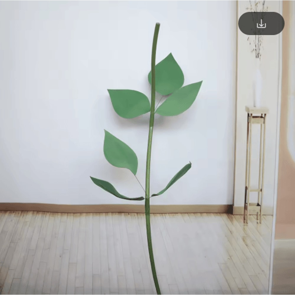 63Inch Floor Standing Flower Pole Stand Giant Paper Flower Display Base For Weddings Events 8