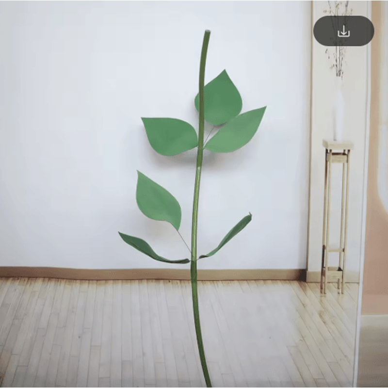 63Inch Floor Standing Flower Pole Stand Giant Paper Flower Display Base For Weddings Events 8