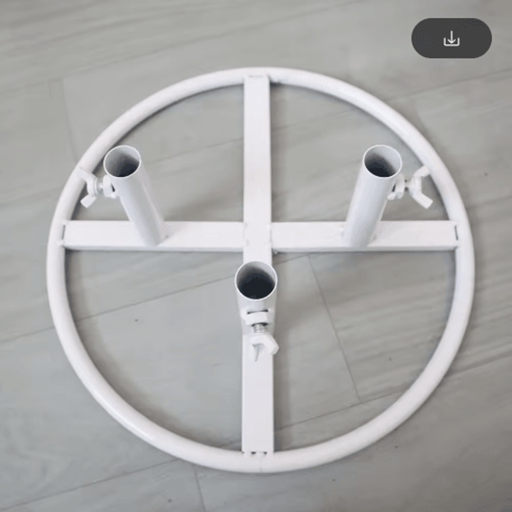 63Inch Floor Standing Flower Pole Stand Giant Paper Flower Display Base For Weddings Events 0