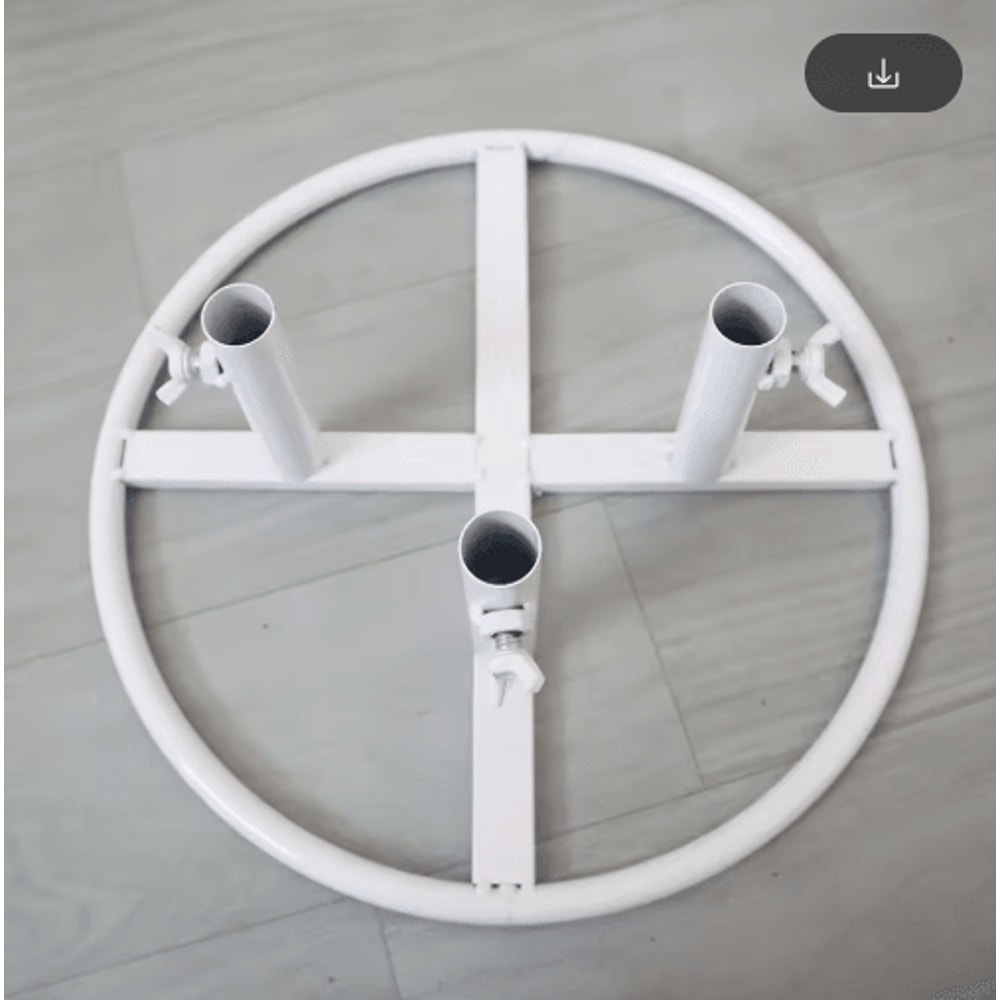 63Inch Floor Standing Flower Pole Stand Giant Paper Flower Display Base For Weddings Events 9