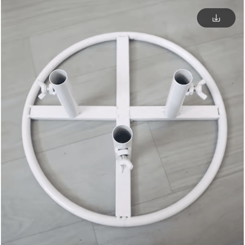 63Inch Floor Standing Flower Pole Stand Giant Paper Flower Display Base For Weddings Events 9