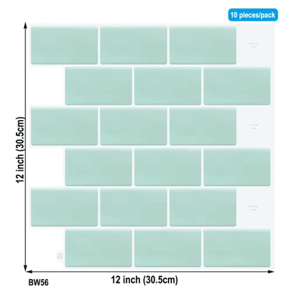 3D Peel And Stick Backsplash Tiles Waterproof SelfAdhesive Kitchen Wall Stickers 1