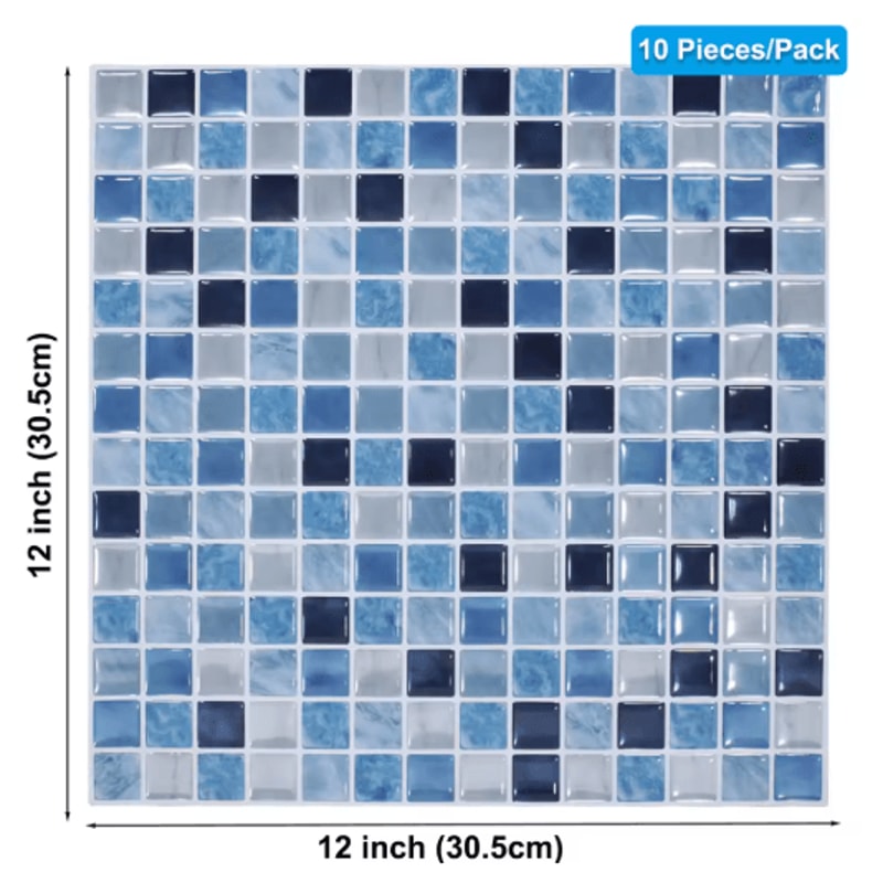 3D Peel And Stick Backsplash Tiles Waterproof SelfAdhesive Kitchen Wall Stickers 7