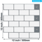 3D Peel And Stick Backsplash Tiles Waterproof SelfAdhesive Kitchen Wall Stickers 10