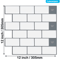 3D Peel And Stick Backsplash Tiles Waterproof SelfAdhesive Kitchen Wall Stickers 10