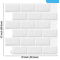 3D Peel And Stick Backsplash Tiles Waterproof SelfAdhesive Kitchen Wall Stickers 18