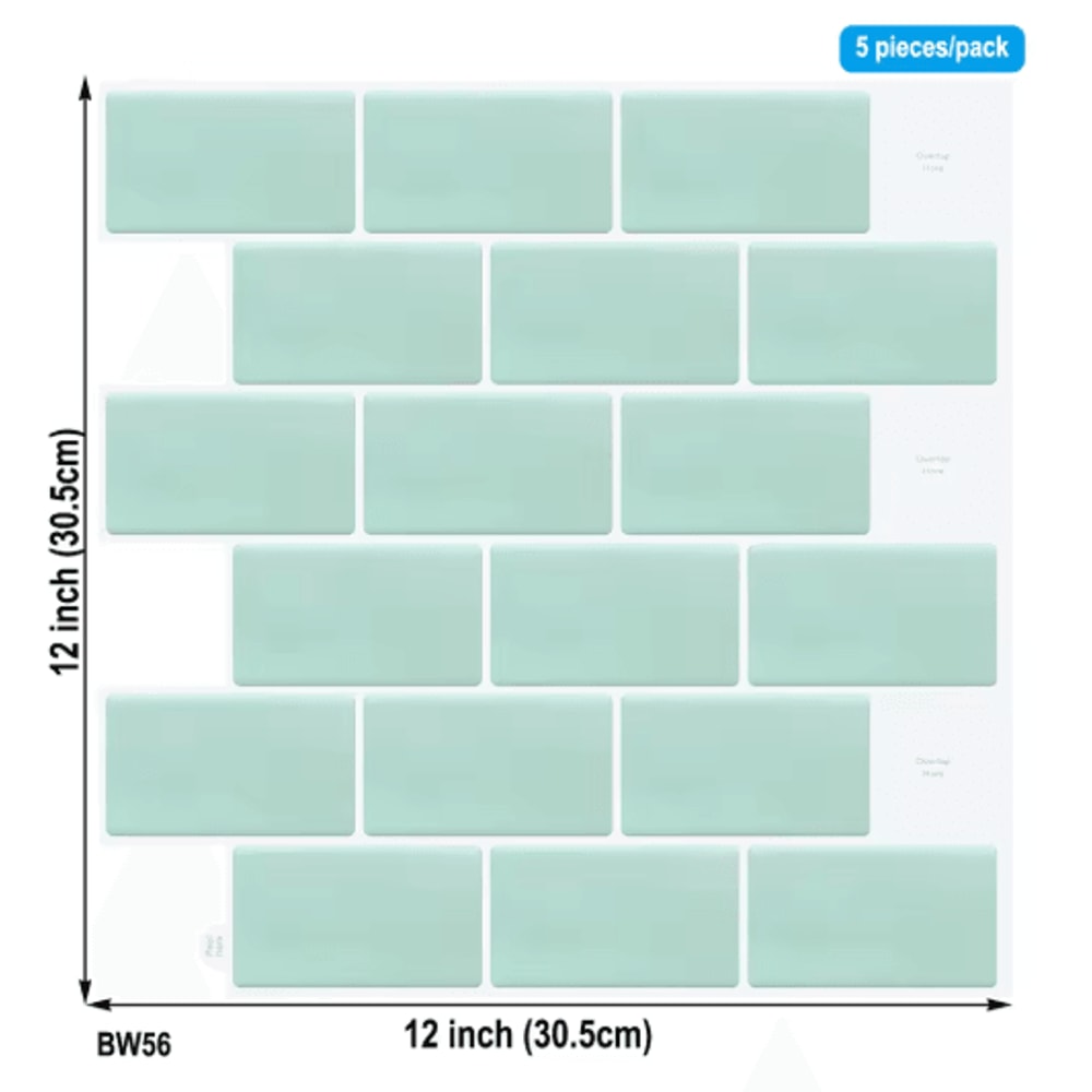 3D Peel And Stick Backsplash Tiles Waterproof SelfAdhesive Kitchen Wall Stickers 19