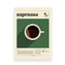 Vintage Coffee Culture Wall Art Poster Latte Espresso Kitchen Cafe Decor 3