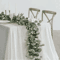 Artificial Eucalyptus Garland With White Flowers Berries Faux Vine Wedding Home Decor 6