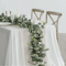 Artificial Eucalyptus Garland With White Flowers Berries Faux Vine Wedding Home Decor 6