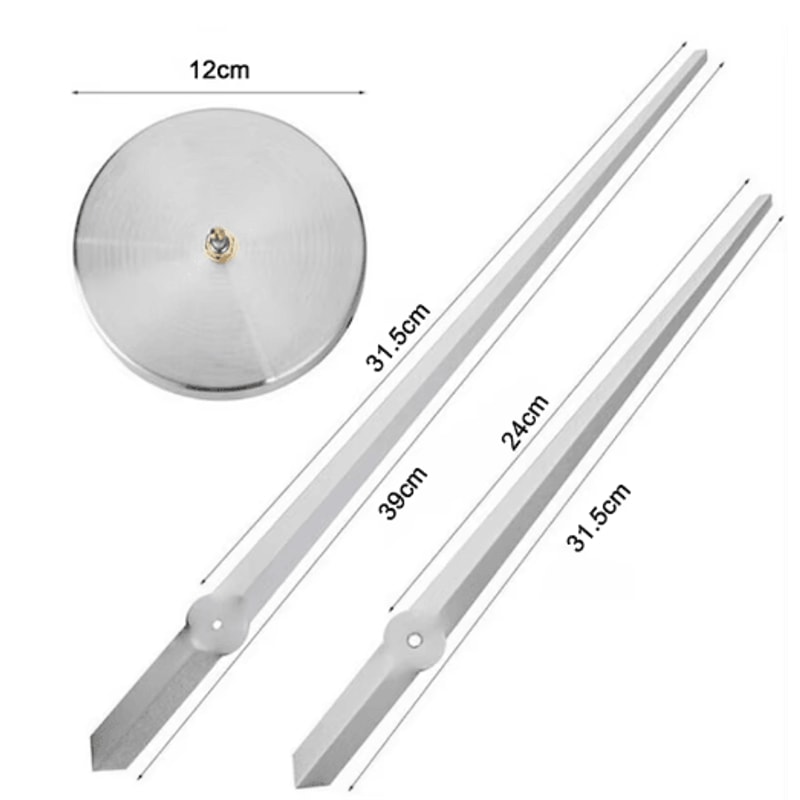 DIY 3D Large Wall Clock Kit Modern Quartz Mechanism With Big Clock Hands 5