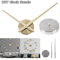 DIY 3D Large Wall Clock Kit Modern Quartz Mechanism With Big Clock Hands 8