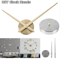 DIY 3D Large Wall Clock Kit Modern Quartz Mechanism With Big Clock Hands 8