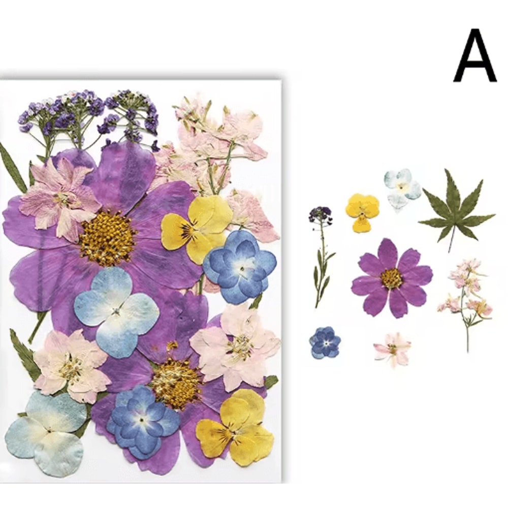 Natural Dried Flower Resin Fillings Real Pressed Flowers For Nail Art DIY Crafts 16