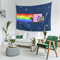 Nyan Cat Pixel Art Tapestry Retro Gaming Wall Hanging Decor 4