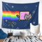 Nyan Cat Pixel Art Tapestry Retro Gaming Wall Hanging Decor 5