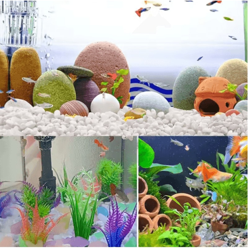 Natural Decorative Garden Pebbles Aquarium Gravel Succulent Bonsai Stones 100500g 5