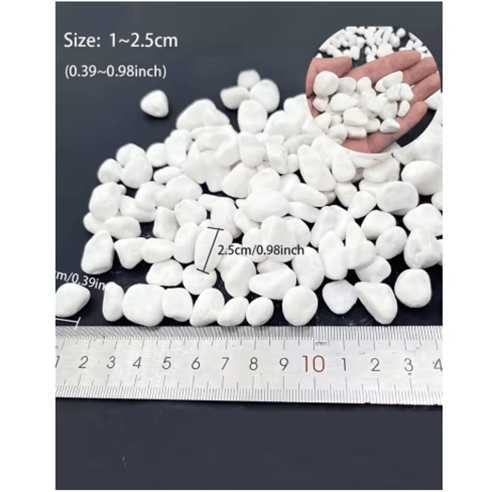 Natural Decorative Garden Pebbles Aquarium Gravel Succulent Bonsai Stones 100500g 6