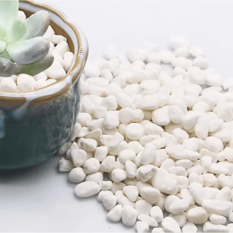 Natural Decorative Garden Pebbles Aquarium Gravel Succulent Bonsai Stones 100500g 0