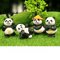 Mini Panda Figurine Decor Cute Kung Fu Panda Statue For Desk Garden Bonsai 1