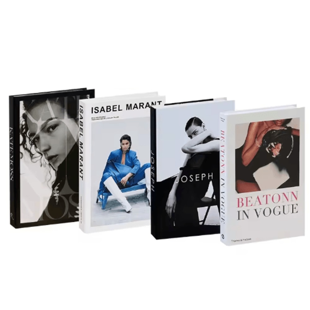 Aesthetic Decorative Fake Books Set Designer Coffee Table Bookshelf Decor 4pcs 13