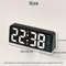 Digital LED Alarm Clock With Dual Alarms Date Display Bedside Desk Clock 9