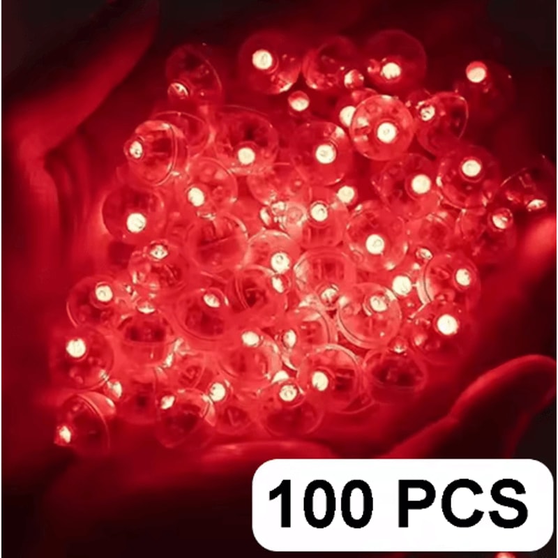Mini LED Balloon Lights Set Waterproof Party Paper Lantern Lights 50100pcs 11