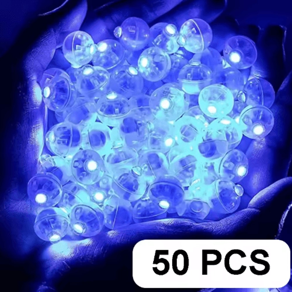 Mini LED Balloon Lights Set Waterproof Party Paper Lantern Lights 50100pcs 5