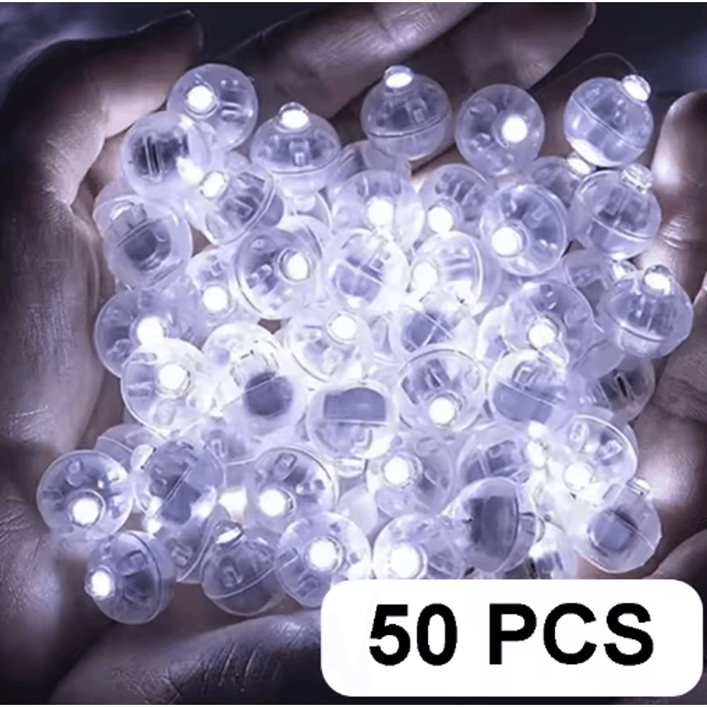 Mini LED Balloon Lights Set Waterproof Party Paper Lantern Lights 50100pcs 7