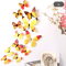 3D Butterfly Wall Stickers Set SelfAdhesive Living Room Home Decor 12pcs 1