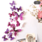 3D Butterfly Wall Stickers Set SelfAdhesive Living Room Home Decor 12pcs 6